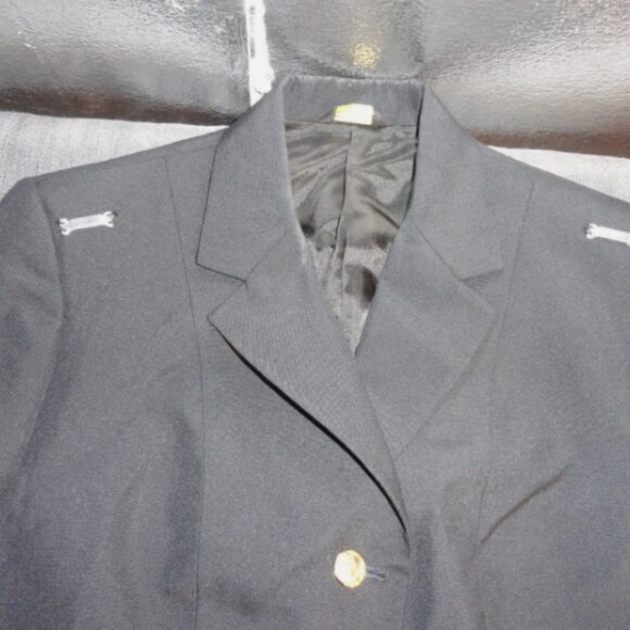 U.S. ARMY SERVICE WOMENS sz14WP UNIFORM DRESS BLUE ASU OFFICER JACKET JM 303 - Picture 4 of 16